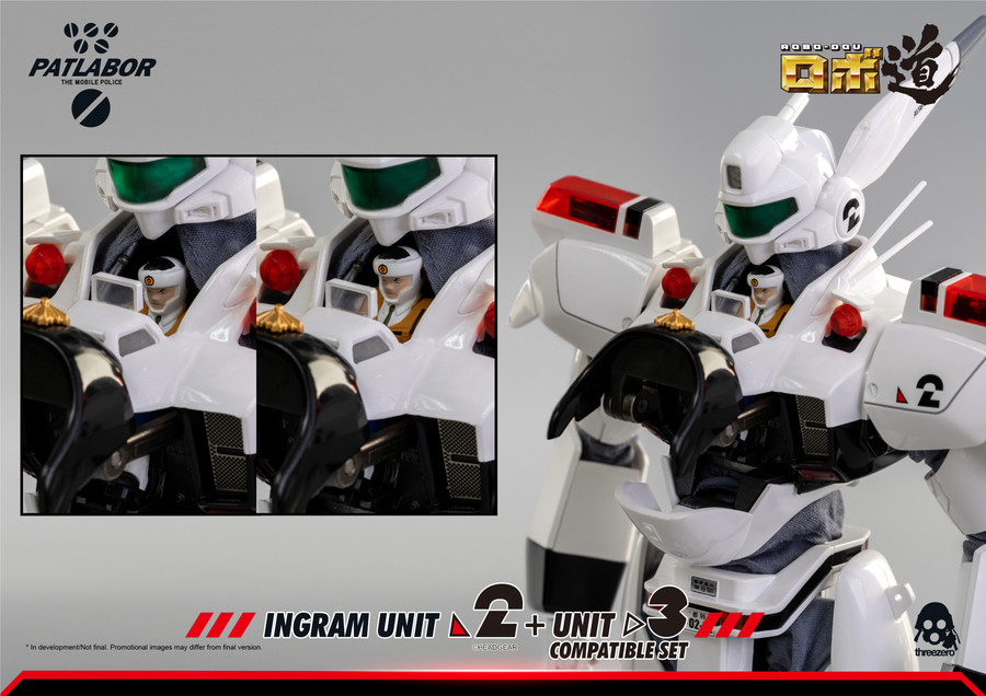 Threezero - Mobile Police Patlabor: ROBO-DOU Ingram Unit 2 + Unit 3 Compatible Set