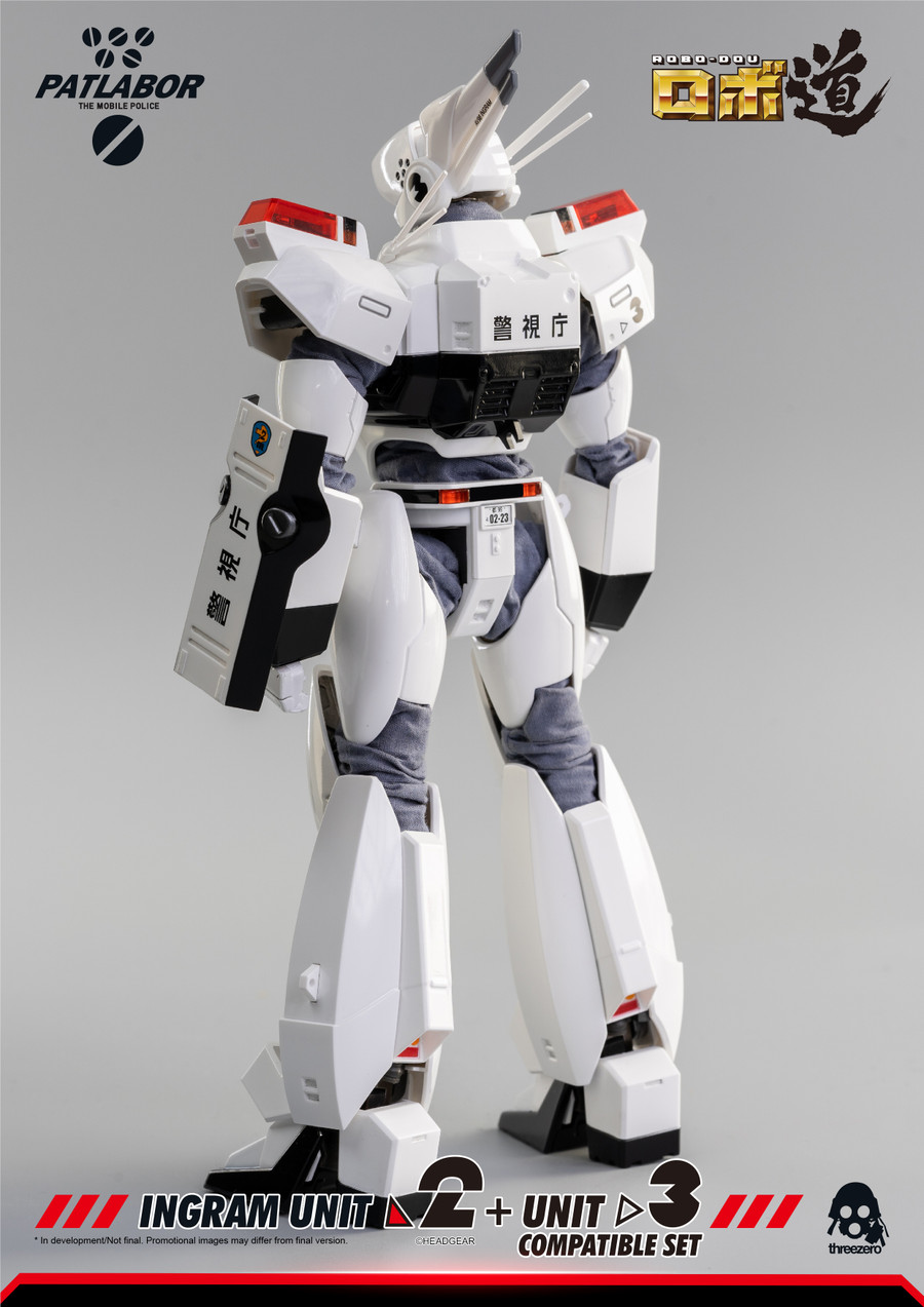 Threezero - Mobile Police Patlabor: ROBO-DOU Ingram Unit 2 + Unit 3 Compatible Set