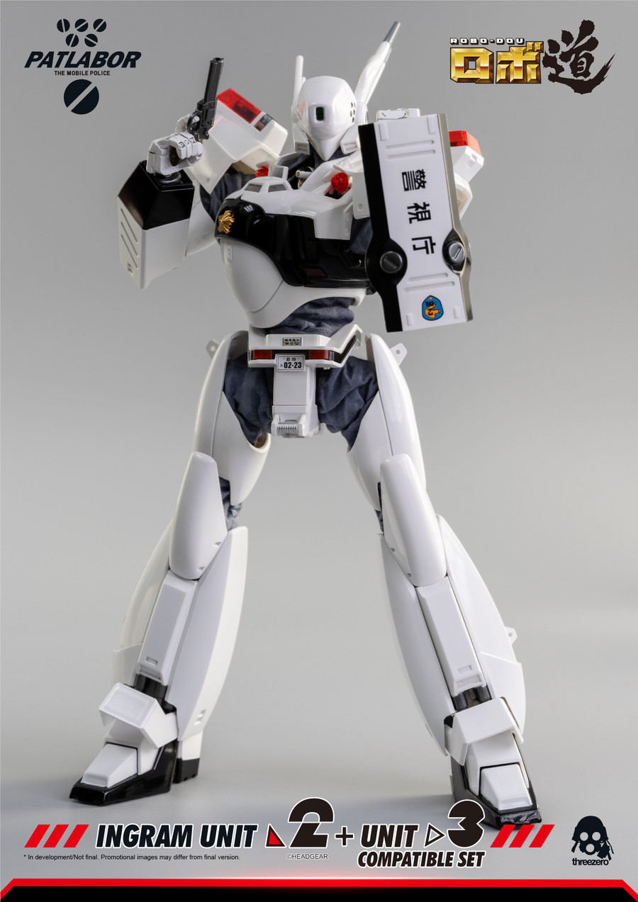 Threezero - Mobile Police Patlabor: ROBO-DOU Ingram Unit 2 + Unit 3 Compatible Set