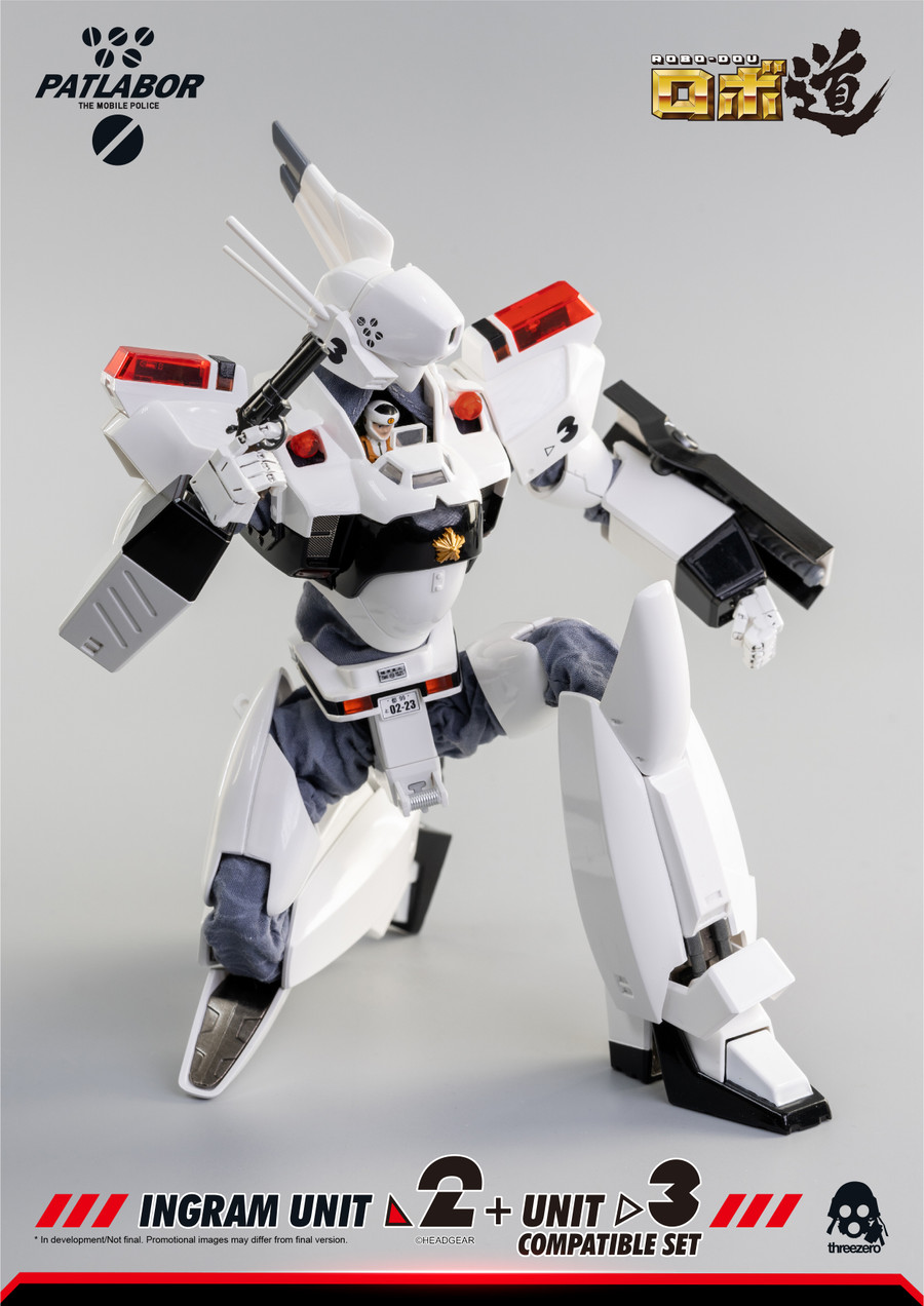 Threezero - Mobile Police Patlabor: ROBO-DOU Ingram Unit 2 + Unit 3 Compatible Set