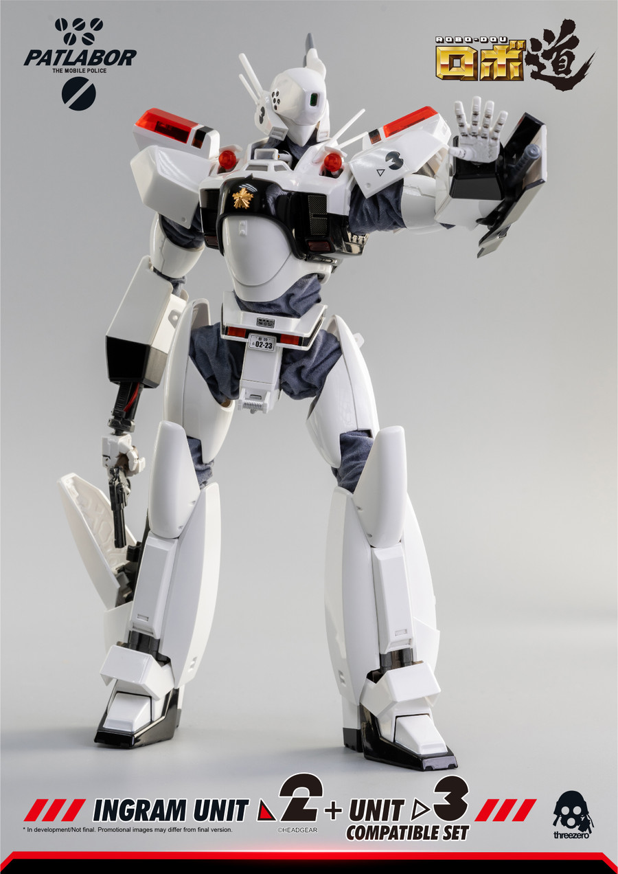 Threezero - Mobile Police Patlabor: ROBO-DOU Ingram Unit 2 + Unit 3 Compatible Set