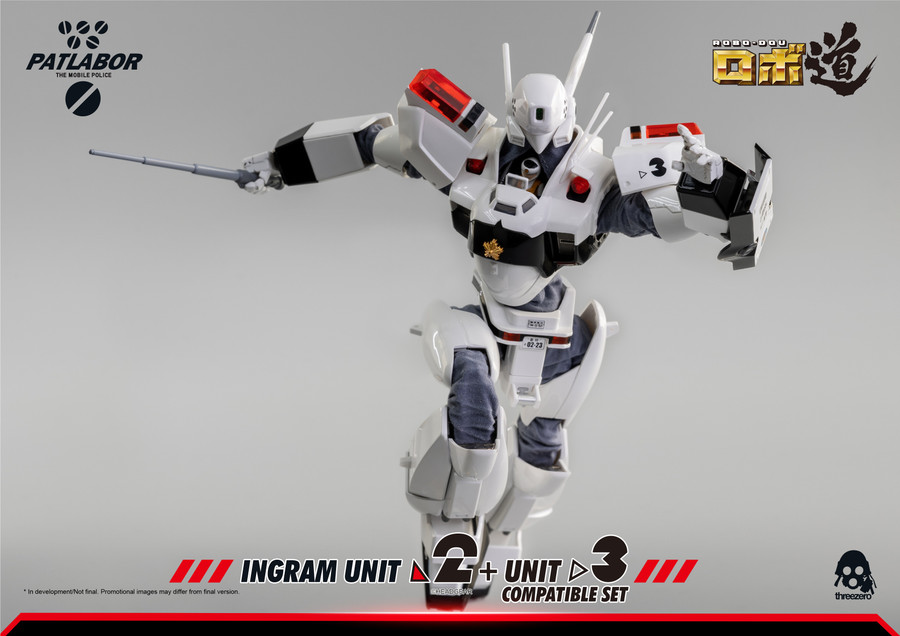 Threezero - Mobile Police Patlabor: ROBO-DOU Ingram Unit 2 + Unit 3 Compatible Set