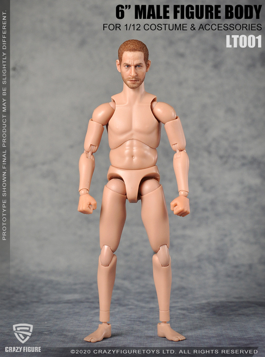 Crazy Figure - 1/12 Multi Joint Movable Male Body with Neck