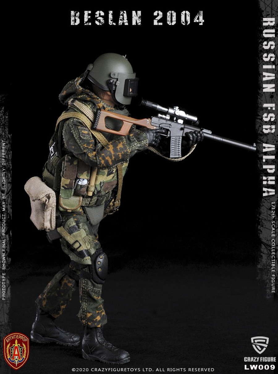 Crazy Figure - 1/12 Russian Alpha Special Forces: Russian Sniper