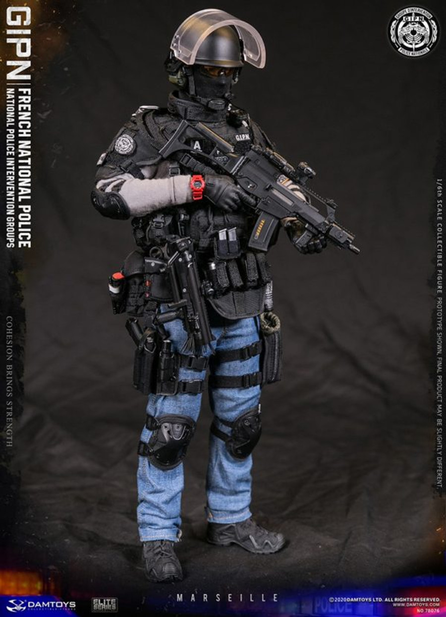 DAM Toys - Elite Series: French National Police Intervention Groups: GIPN in Marseille