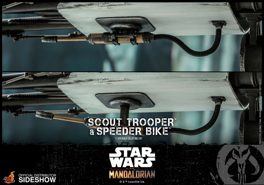 Hot Toys - Star Wars The Mandalorian - Scout Trooper and Speeder Bike Set