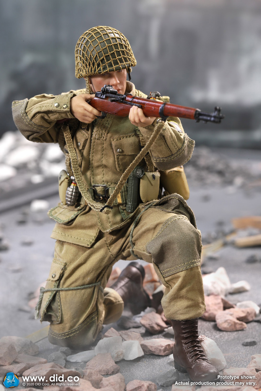 DID - 1/12 Palm Hero: WWII US 101st Airborne Division - Ryan