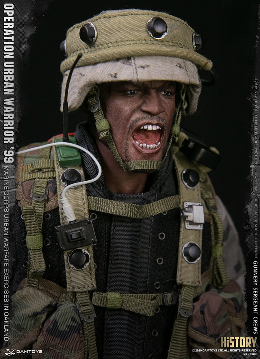 DAM Toys - Operation Urban Warrior ‘99 - Marine Corps Urban Warfare Exercises in Oakland Gunnery - Sergeant Crews