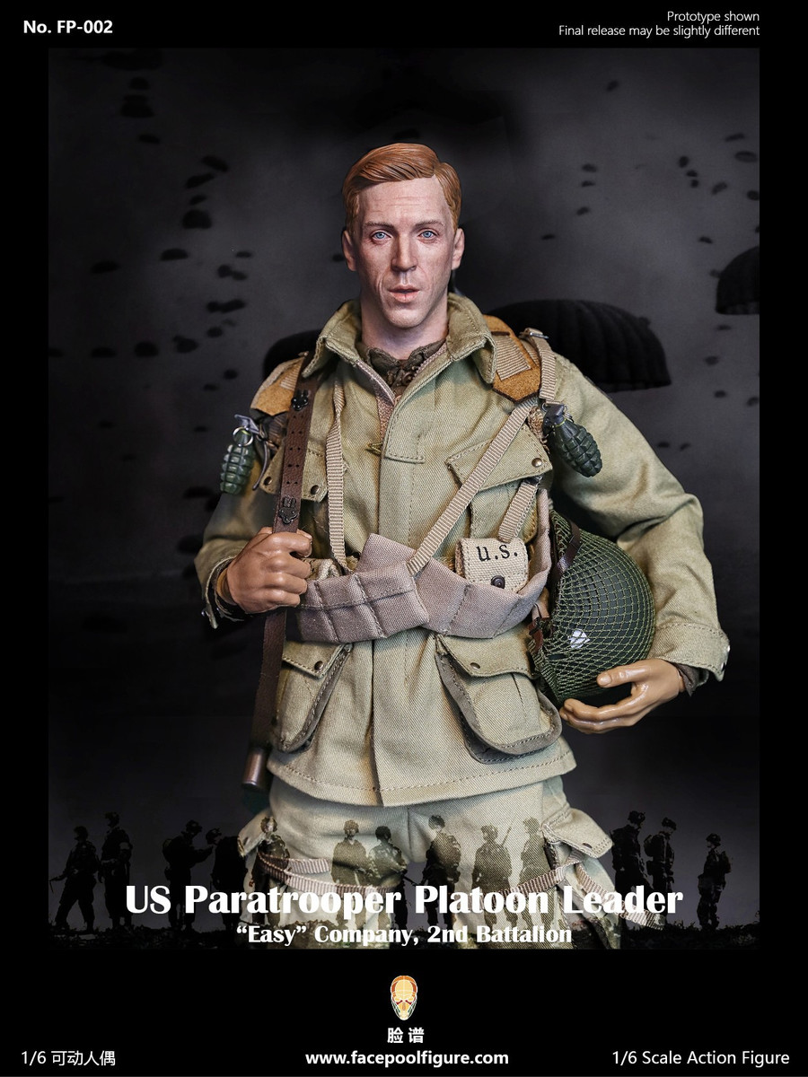 Facepoolfigure - US Paratrooper Platoon Leader Easy Company Special