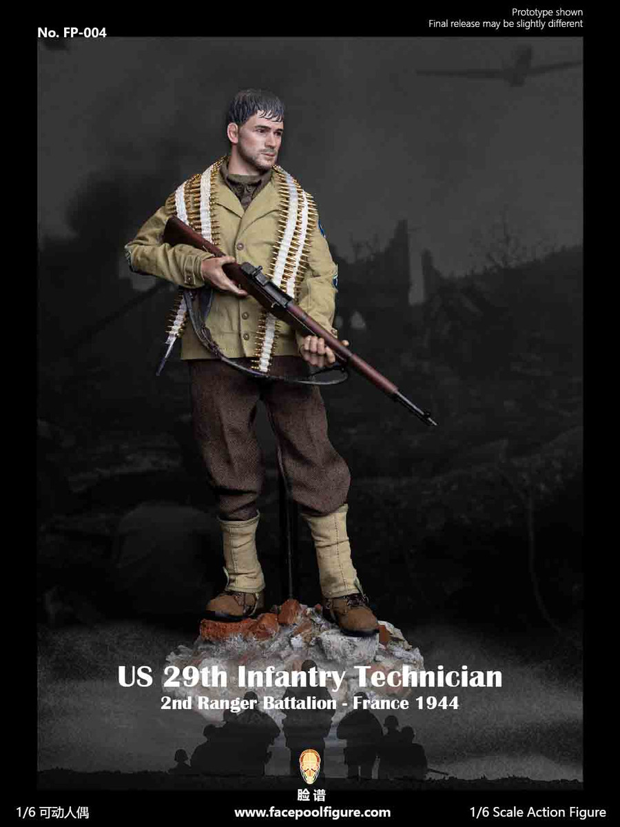 Facepoolfigure - US 29th Infantry Technician - France 1944 Special Edition
