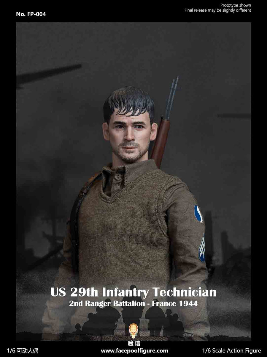 Facepoolfigure - US 29th Infantry Technician France 1944