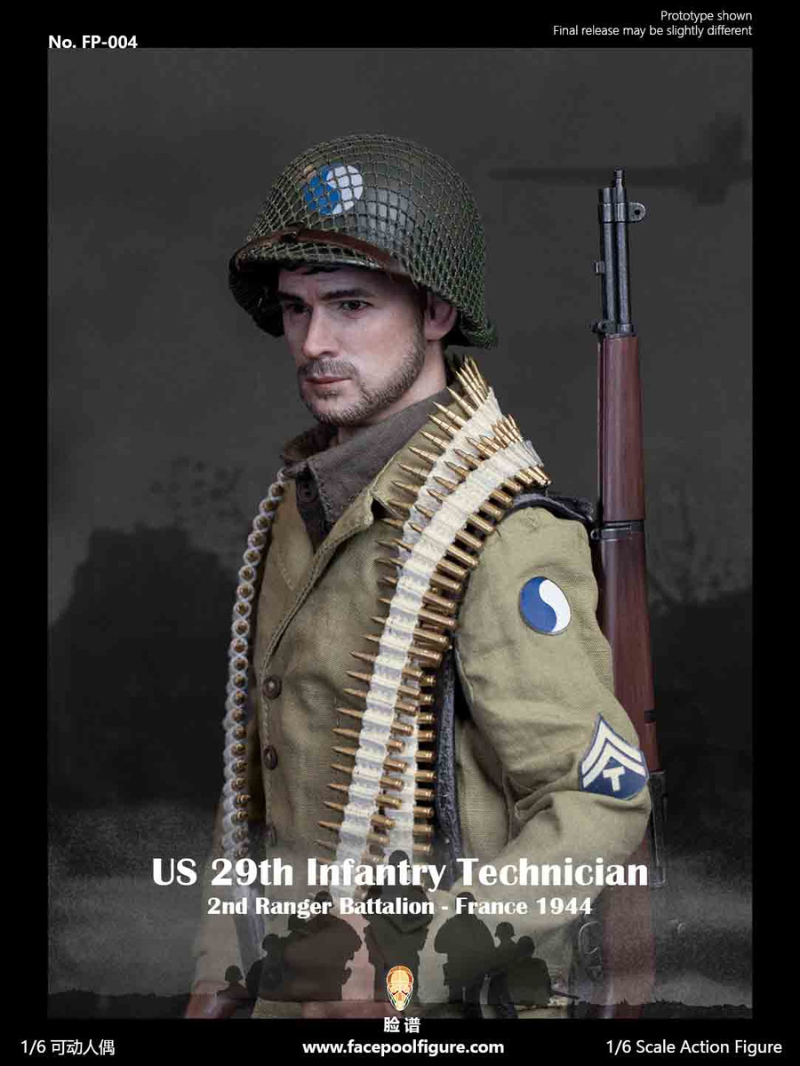 Facepoolfigure - US 29th Infantry Technician France 1944