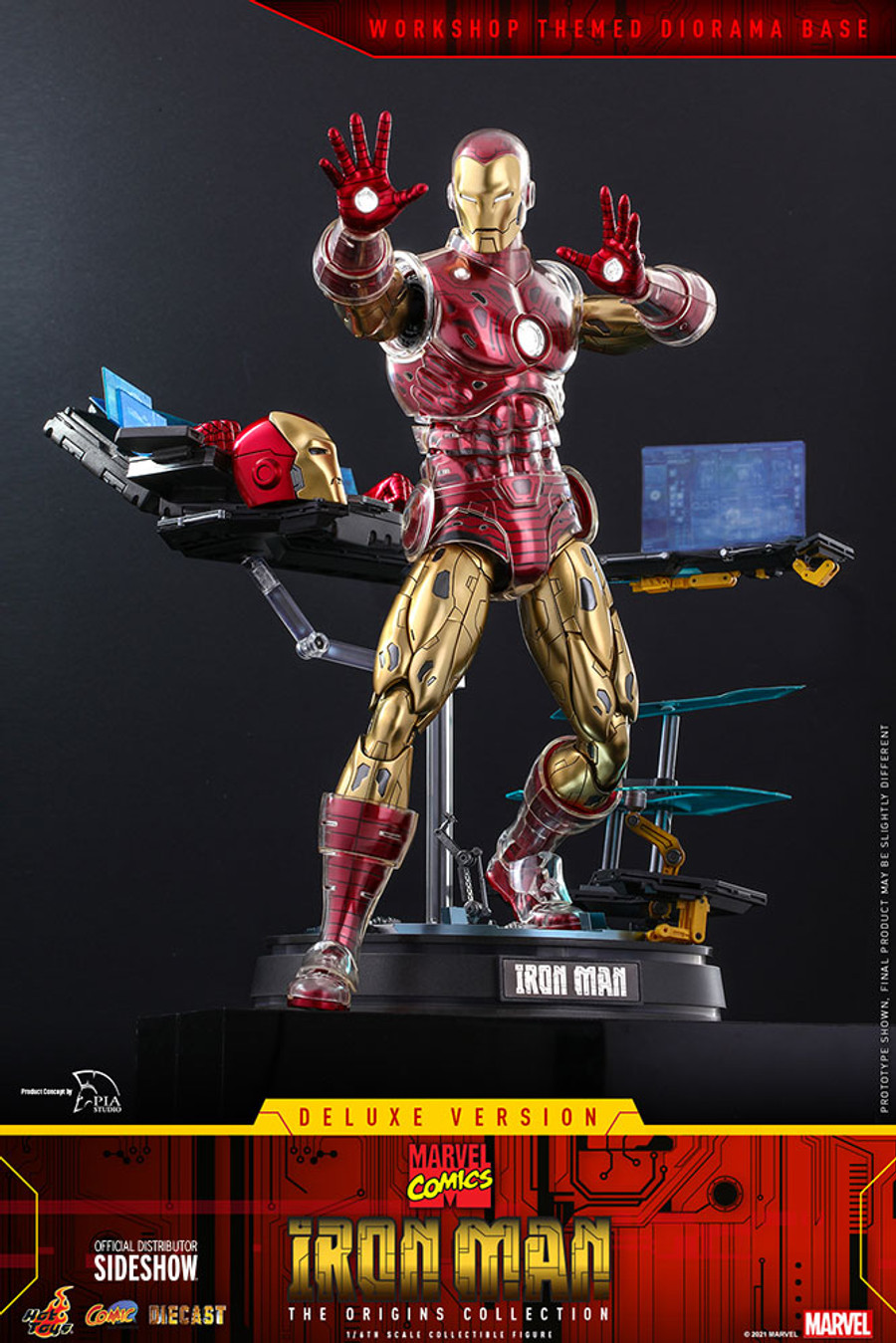 Hot Toys - Marvel Comics The Origin Collection: Iron Man [Deluxe]