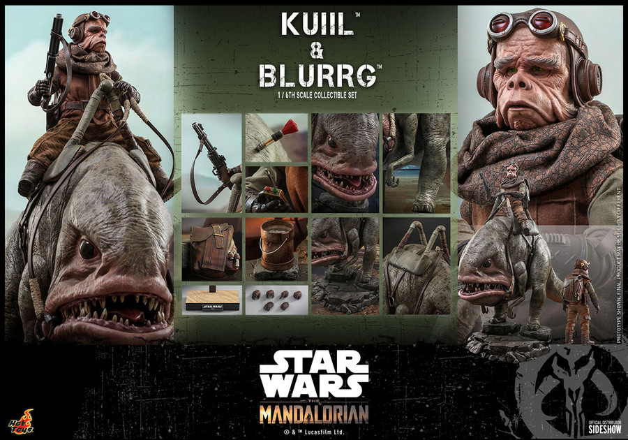 Hot Toys - Star Wars The Mandalorian - Kuiil and Blurrg Set