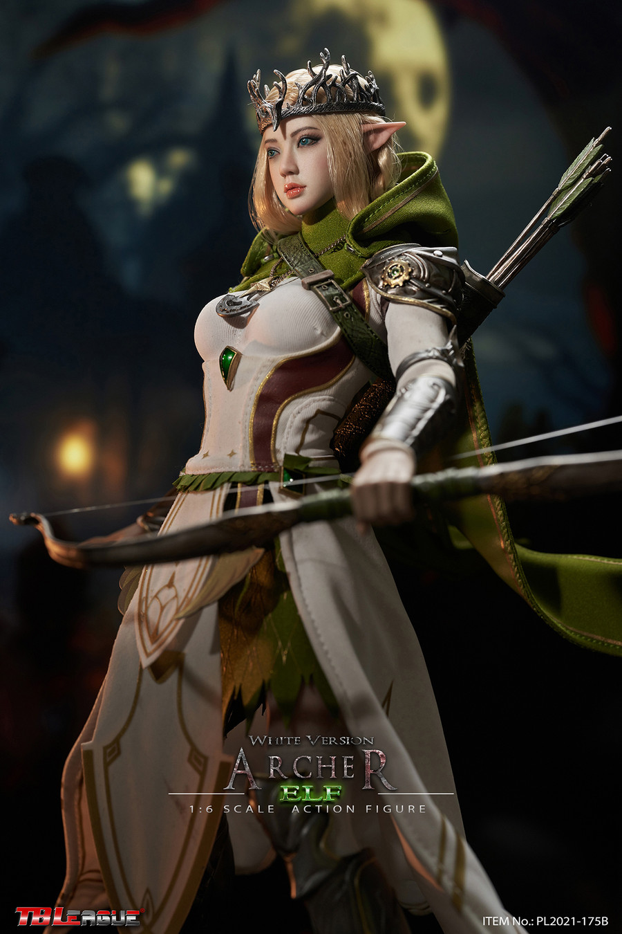 TBLeague - Elf Archer - White