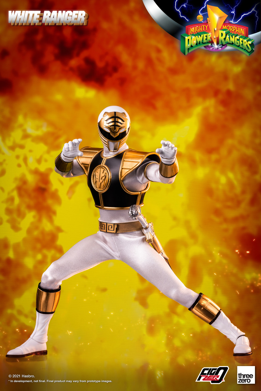 Threezero - Mighty Morphin Power Rangers - White Ranger