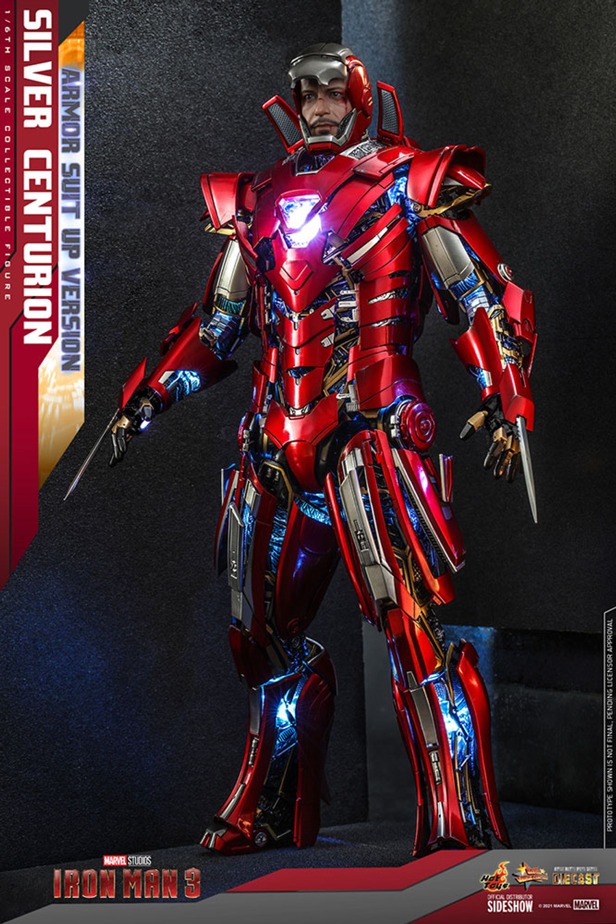 Hot Toys - Iron Man 3: Silver Centurion (Armor Suit Up Version)