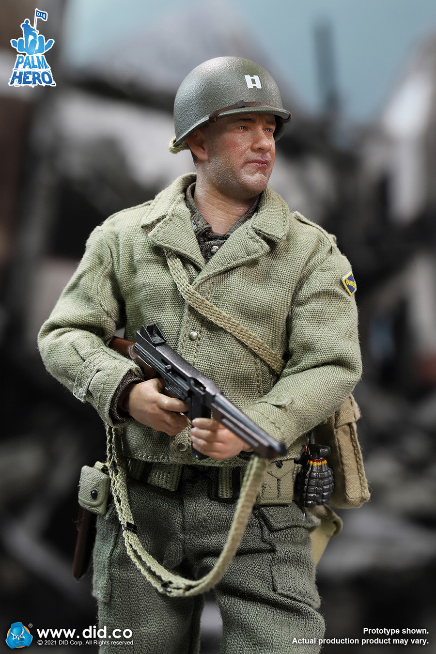 DID - 1/12 Palm Hero - WWII US 2nd Ranger Battalion Series 1 - Captain Miller