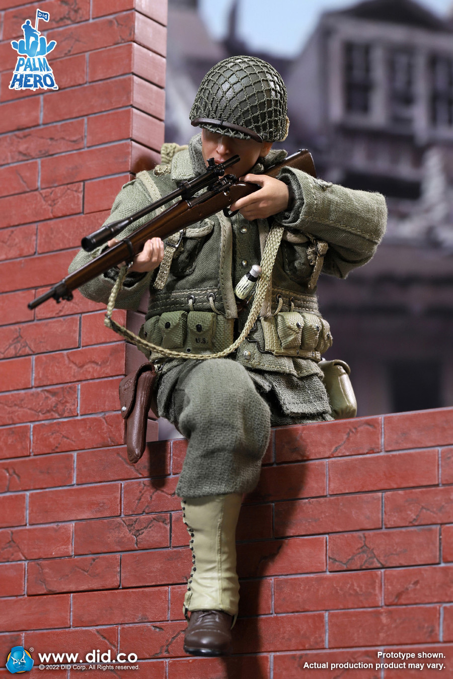 DID - 1/12 Palm Hero Series WWII US 2nd Ranger Battalion Series 2 - Private Jackson