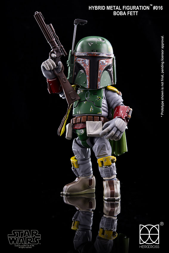 HEROCROSS - Star Wars Boba Fett Diecast Action Figure (Hybrid