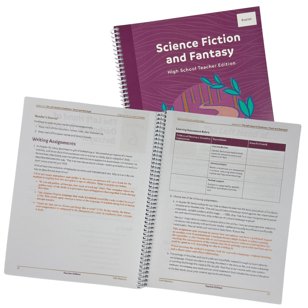 Science Fiction and Fantasy Course Package - Oak Meadow
