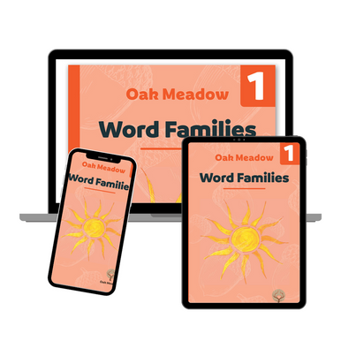 Word Families - Digital | Oak Meadow Bookstore