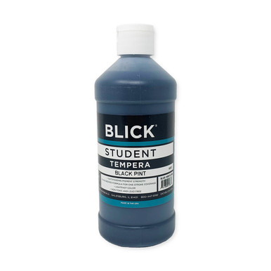 Blick Premium Grade Tempera - Black, Quart - Quart (32 oz)