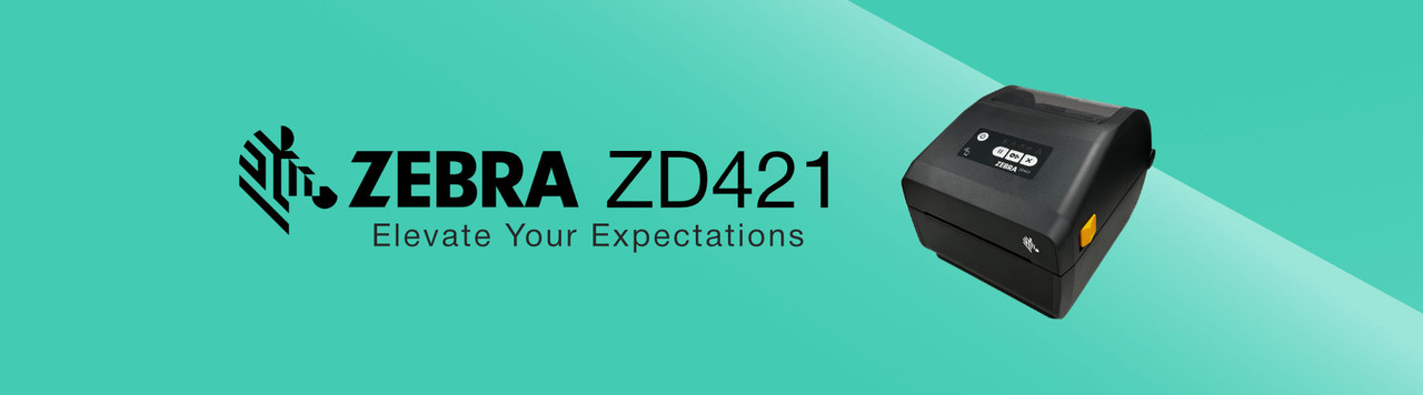 Zebra ZD421 Desktop Label Printer Banner