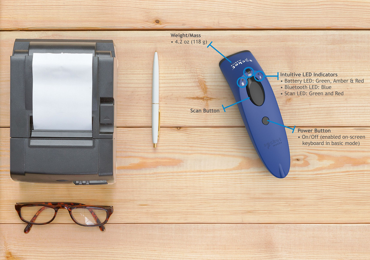 Socket Mobile S700 1D Bluetooth Barcode Scanner