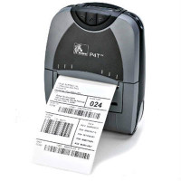Zebra P4T Mobile Label Receipt Printer -Front view- from Barcodes.com.au Zebra P4T Mobile Label Receipt Printer -Front view- from Barcodes.com.au