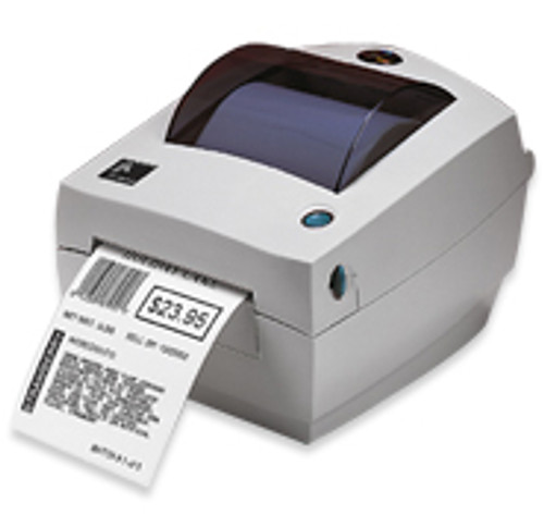 Zebra LP2844 Label Printer -Side view- from Barcodes.com.au