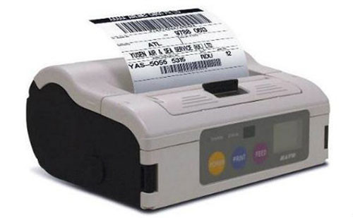 Sato MB400i Mobile Label Printer -Side view- from Barcodes.com.au