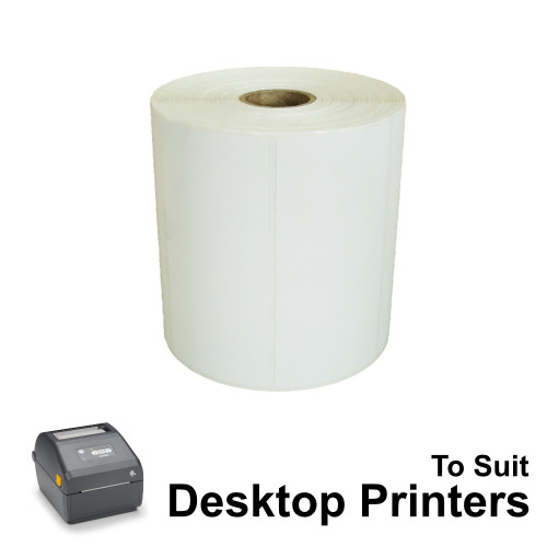 102mm X 48mm Direct Thermal Labels LD10248-6A -To suit Dekstop Printers- from Barcodes.com.au