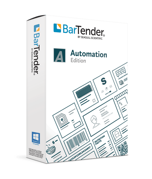 BarTender Barcode Labelling Software -Automation Edition- 2021 from Barcodes.com.au