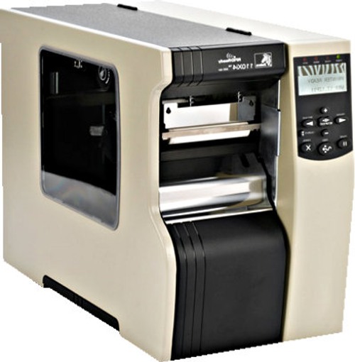 Zebra 110xi4 Industrial Label Printer -Side view- from Barcodes.com.au