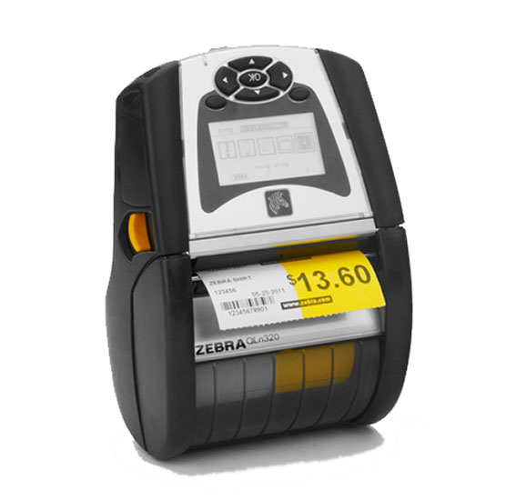 Zebra QL 320 QL 320 Plusサーマルラベルプリンタ用新プリントヘッド203 dpi RK 18277-1 AN 18247-1オリジナル : Zebra QLn320 Direct Thermal Printer - Monochrome