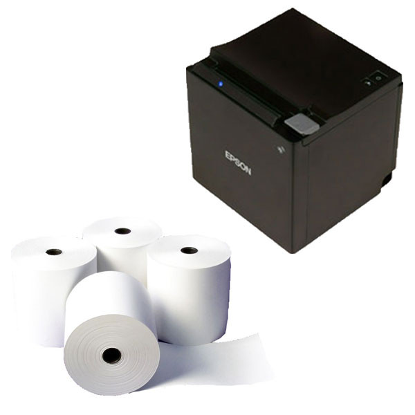 Pos Bundles Epson Tm M30 Printer 80mmx80mm Receipt Rolls 2982