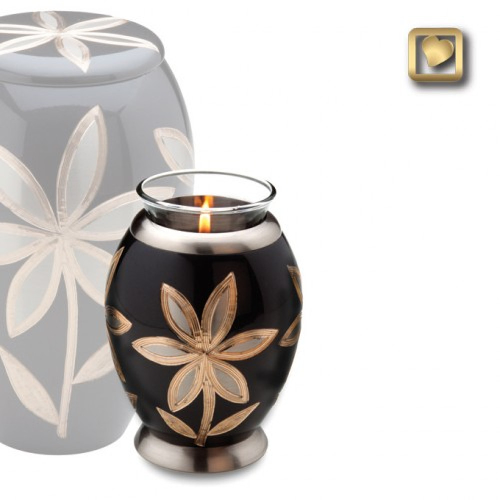 This is a small keepsake urn with a capacity of just 20 cubic inches