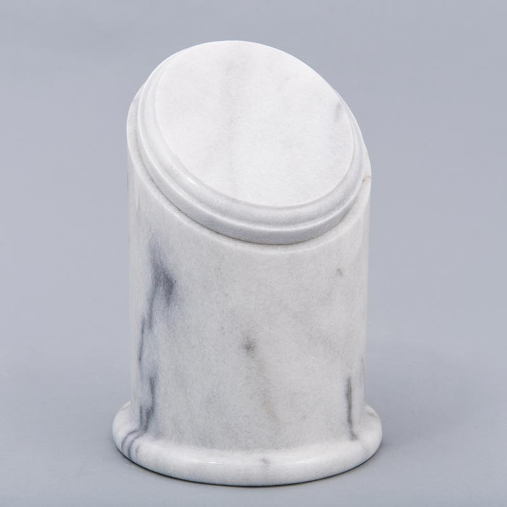 Crown Youth/Sharing Natural Marble Cremation Urn in White