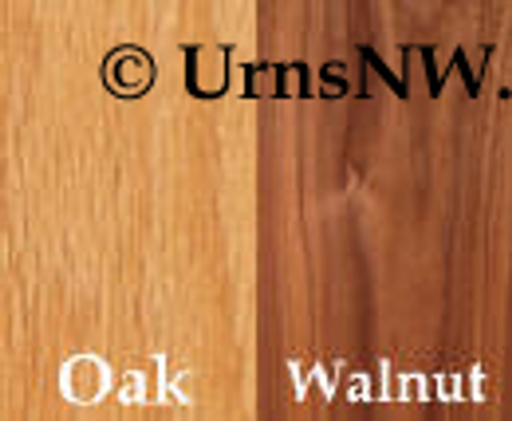 Oak or Walnut
Wood Urns