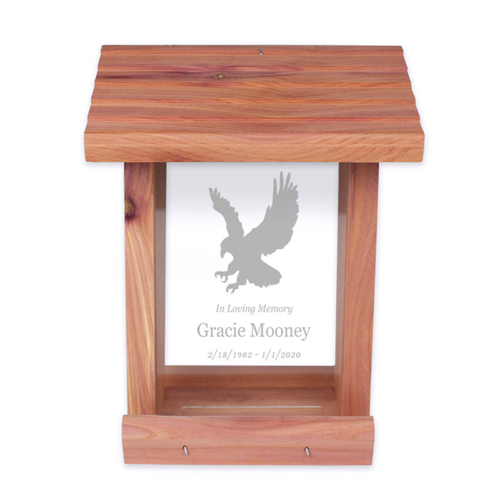 Soaring Eagle Bird Feeder Memorial