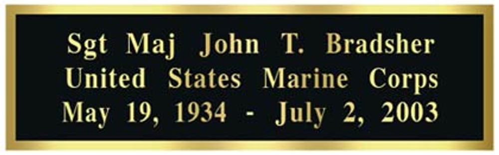 Optional Engraved Name Plate