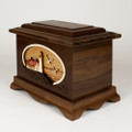 Gorgeous wood memorial urn to honor your loved one