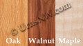 Oak Walnut Maple