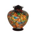 Greco Hand Blown Glass Funeral Urn - Autumn - Keepsake (will be darker than the adult size)