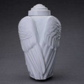 Angel Wings Sculpture Art Ceramic Cremation Urn