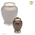 Simplicity Brass Cremation Urn - Small Keepsake - Bronze
