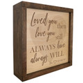 Memorial Quote Plaque Cremation Urn with Heart