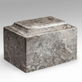 Classic Cultured Marble Urn in Cashmere Gray