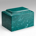 Classic Cultured Marble Urn in Jade